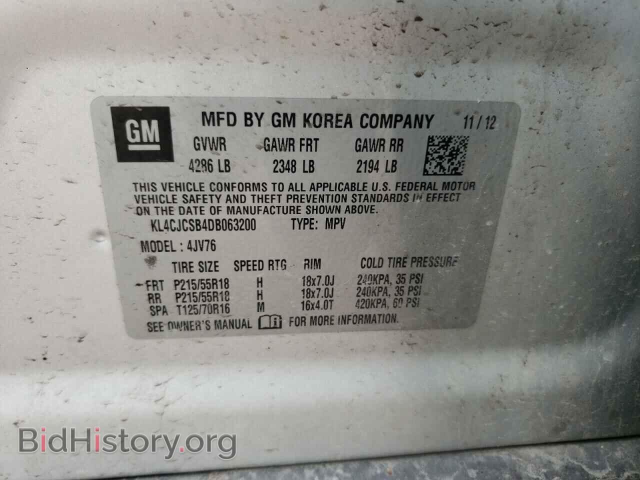 2013 BUICK ENCORE - VIN: KL4CJCSB4DB063200 - Photo 10