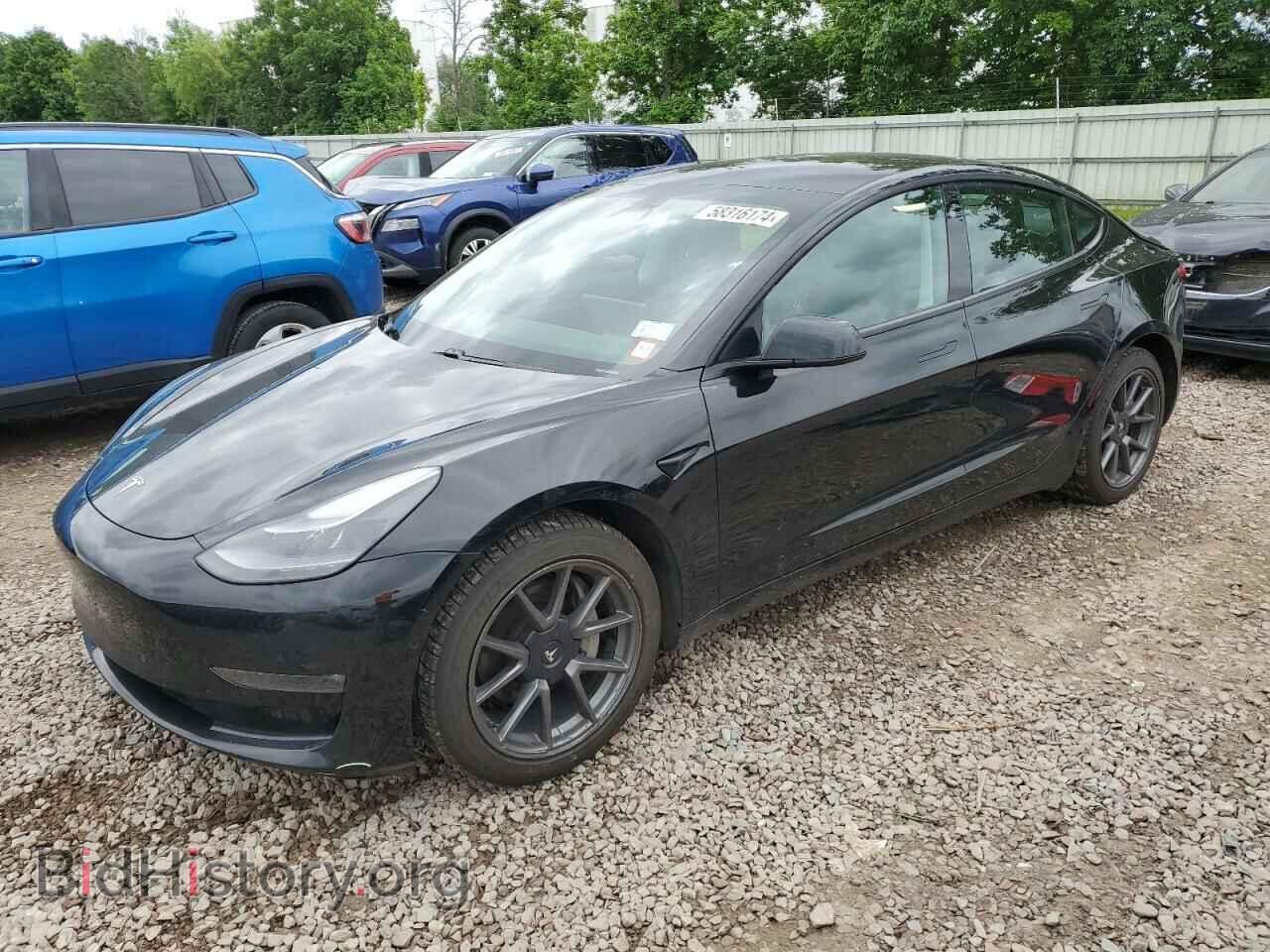 Photo 5YJ3E1EB7MF062520 - TESLA MODEL 3 2021