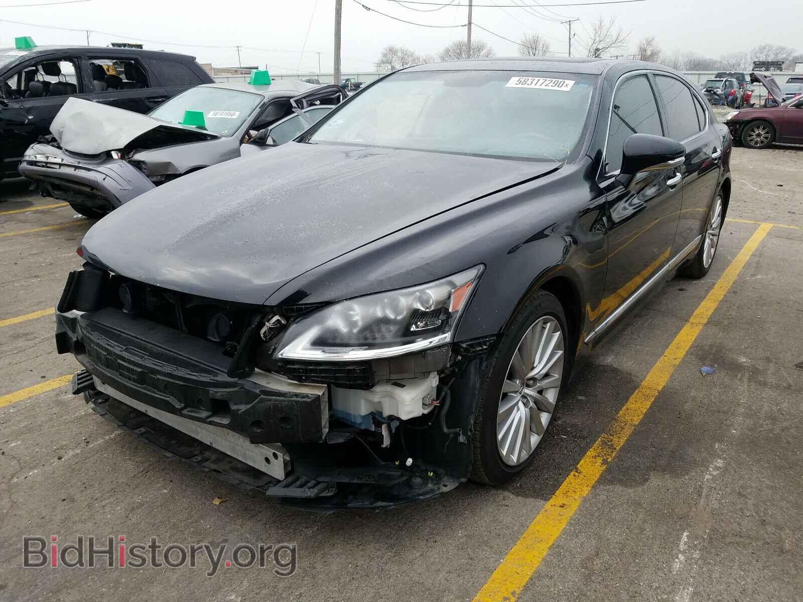2013 LEXUS LS460 - VIN: JTHDL5EFXD5005989 - Фото 2