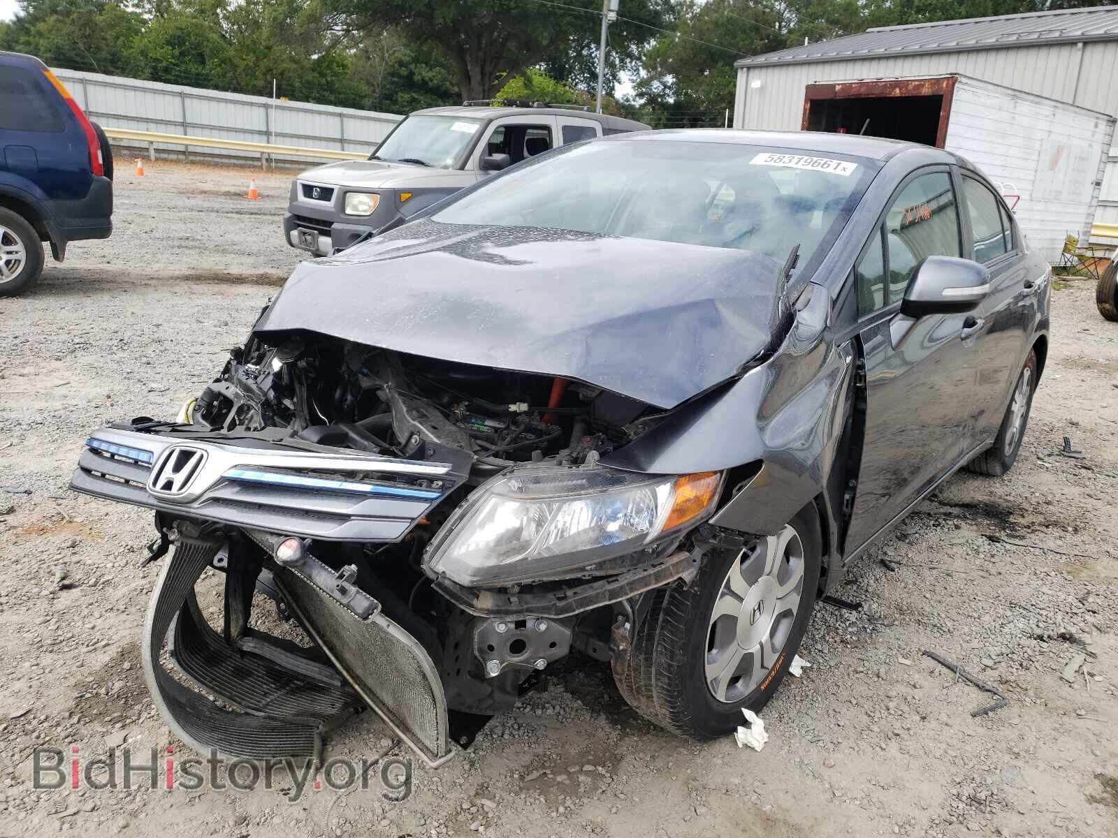 2012 HONDA CIVIC - VIN: JHMFB4F39CS002494 - Фото 2