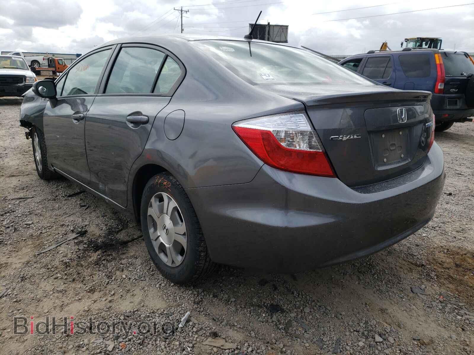 2012 HONDA CIVIC - VIN: JHMFB4F39CS002494 - Фото 3