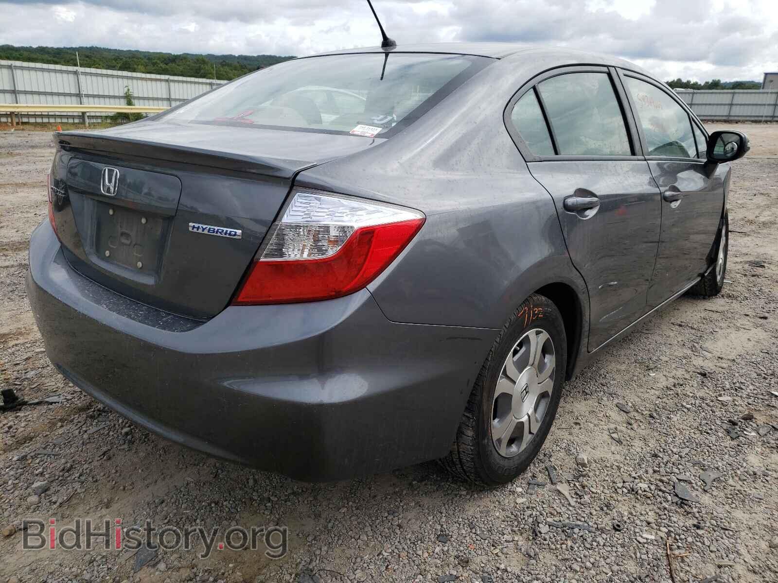 2012 HONDA CIVIC - VIN: JHMFB4F39CS002494 - Фото 4