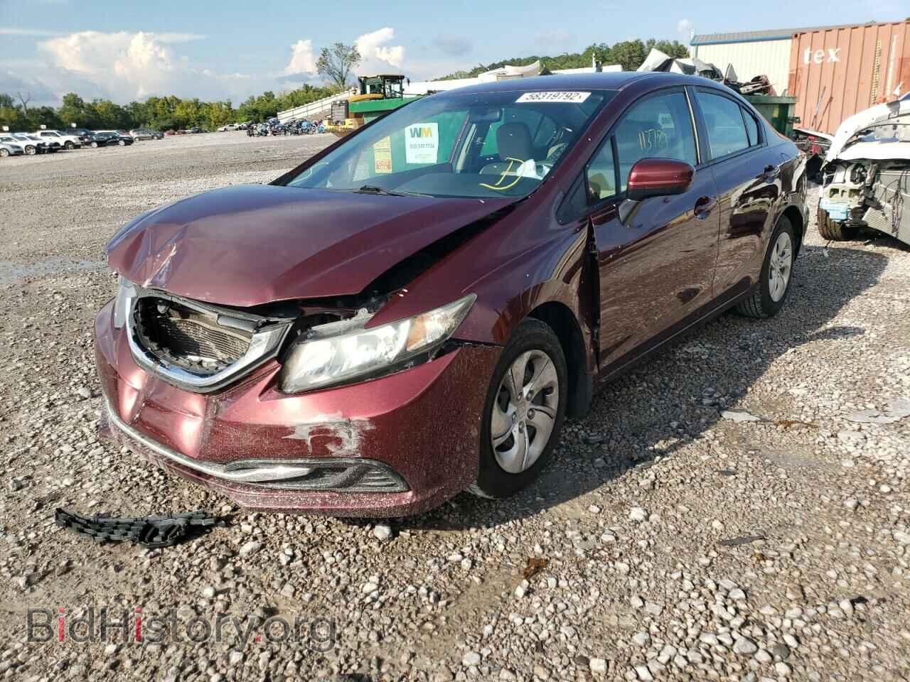 2014 HONDA CIVIC - VIN: 19XFB2F58EE002693 - Фото 2