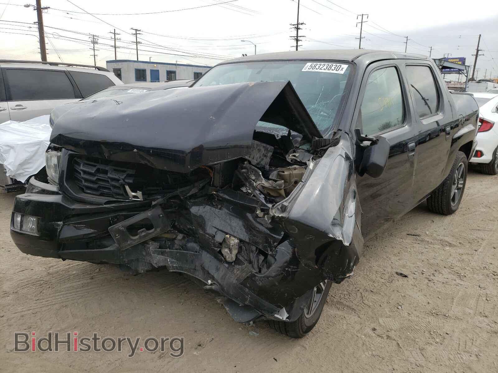 2014 HONDA RIDGELINE - VIN: 5FPYK1F76EB003010 - Фото 2