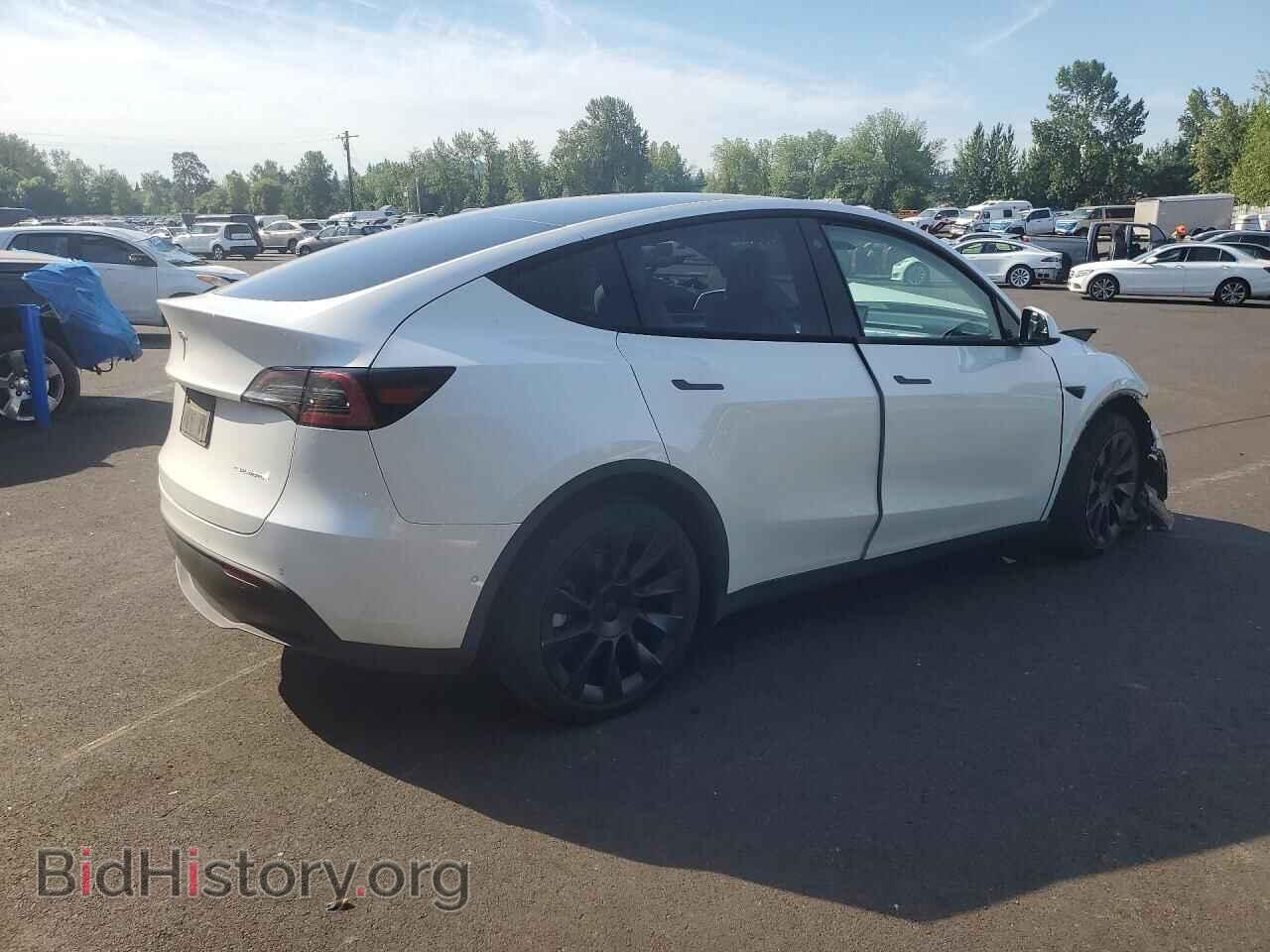 2022 TESLA MODEL Y - VIN: 7SAYGDEEXNF517330 - Фото 3