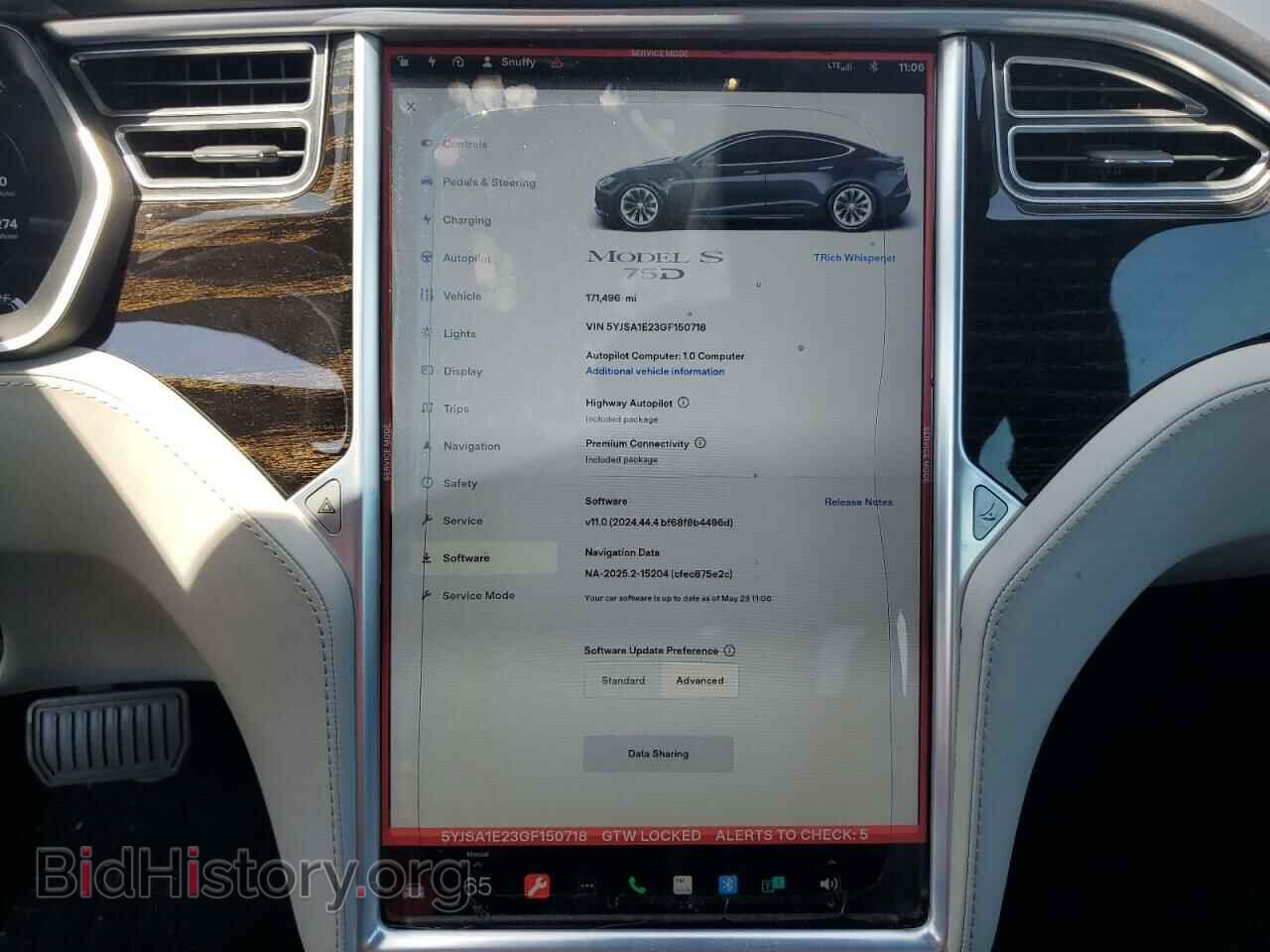 2016 TESLA MODEL S - VIN: 5YJSA1E23GF150718 - Фото 9