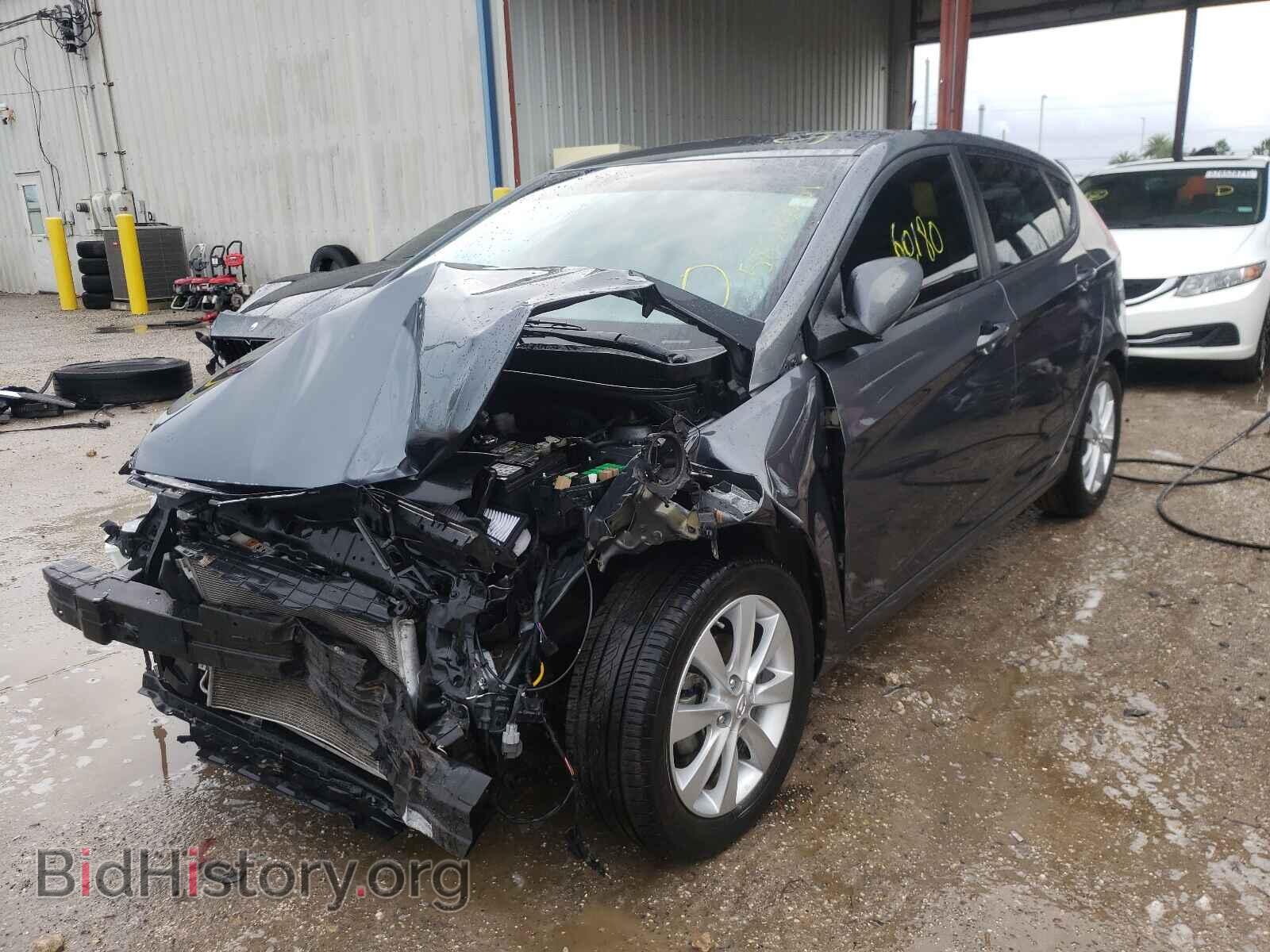 2013 HYUNDAI ACCENT - VIN: KMHCU5AE8DU097385 - Фото 2