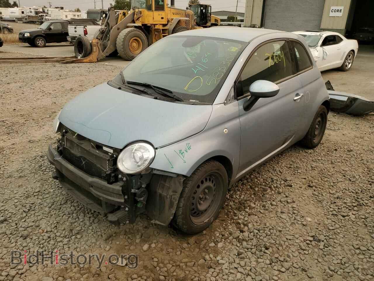 2013 FIAT 500 - VIN: 3C3CFFAR9DT748237 - Фото 2