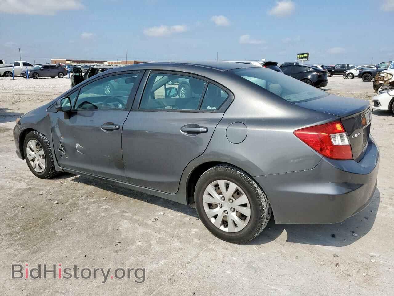 2012 HONDA CIVIC - VIN: 2HGFB2F57CH517008 - Фото 2
