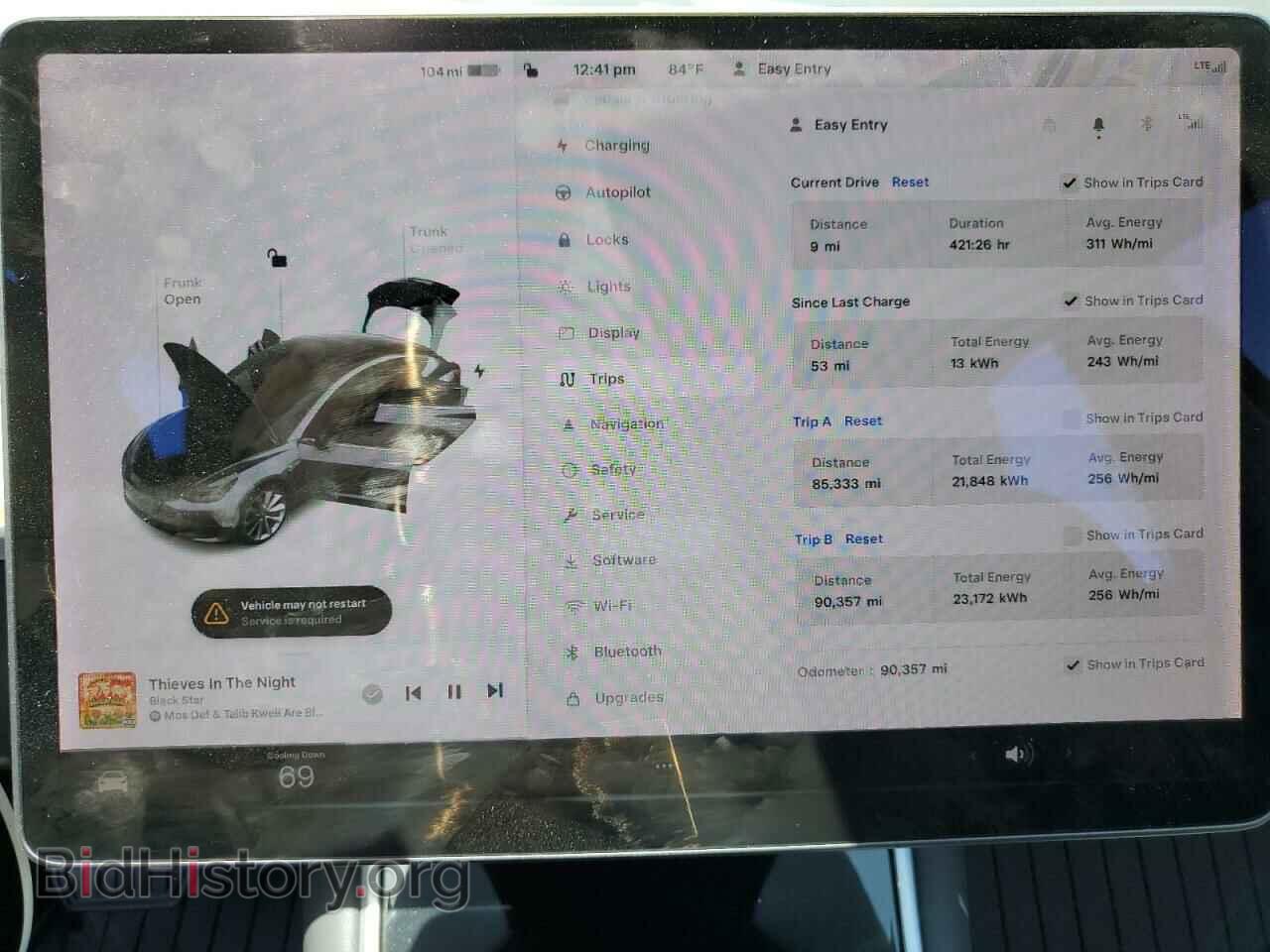 2019 TESLA MODEL 3 - VIN: 5YJ3E1EA2KF300844 - Фото 9