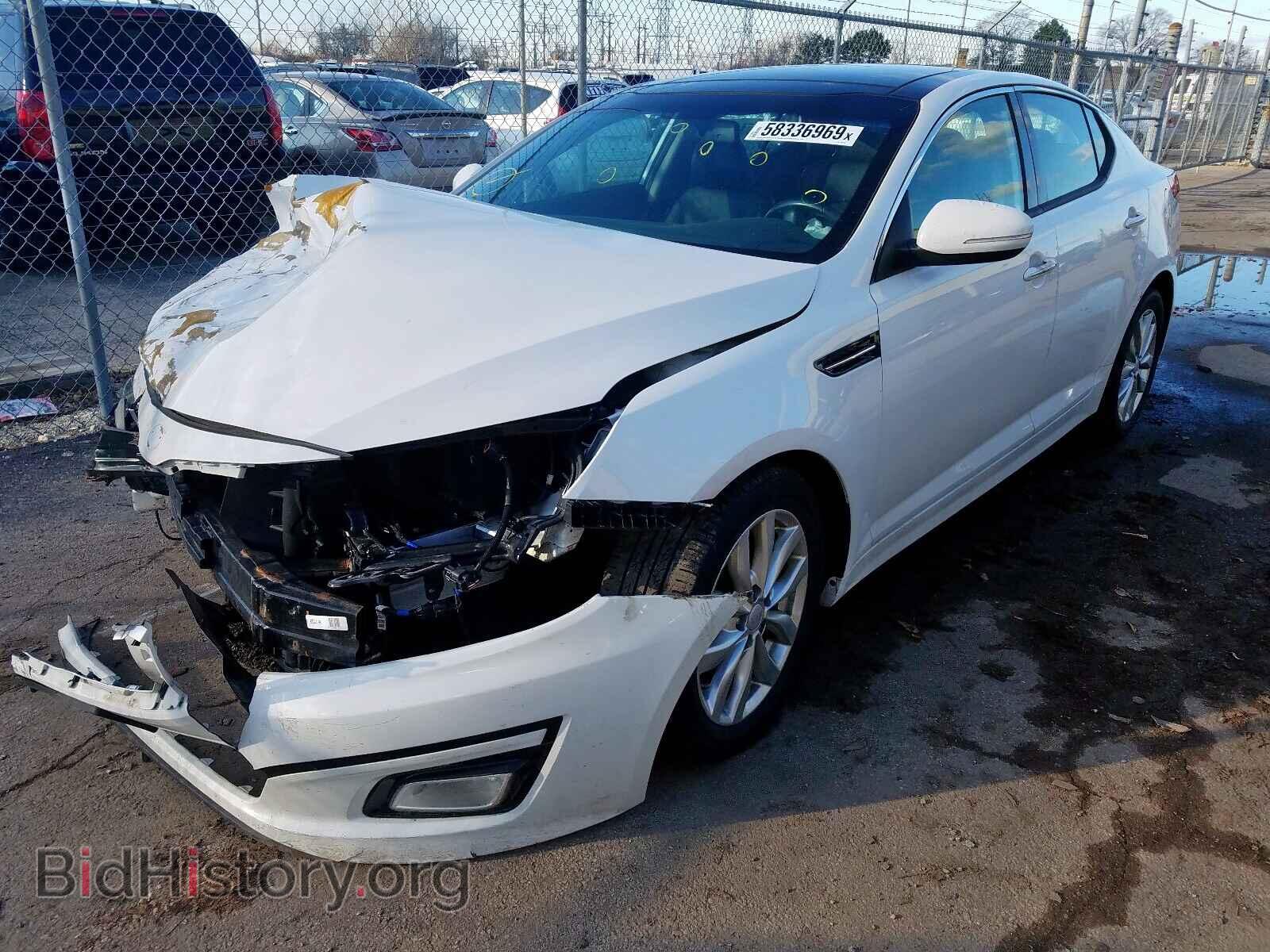 2015 KIA OPTIMA EX - VIN: 5XXGN4A78FG505732 - Фото 2