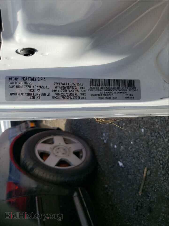 2021 RAM PROMASTER (VIN ZFBHRFAB9M6T17695) — photo 10 of 10