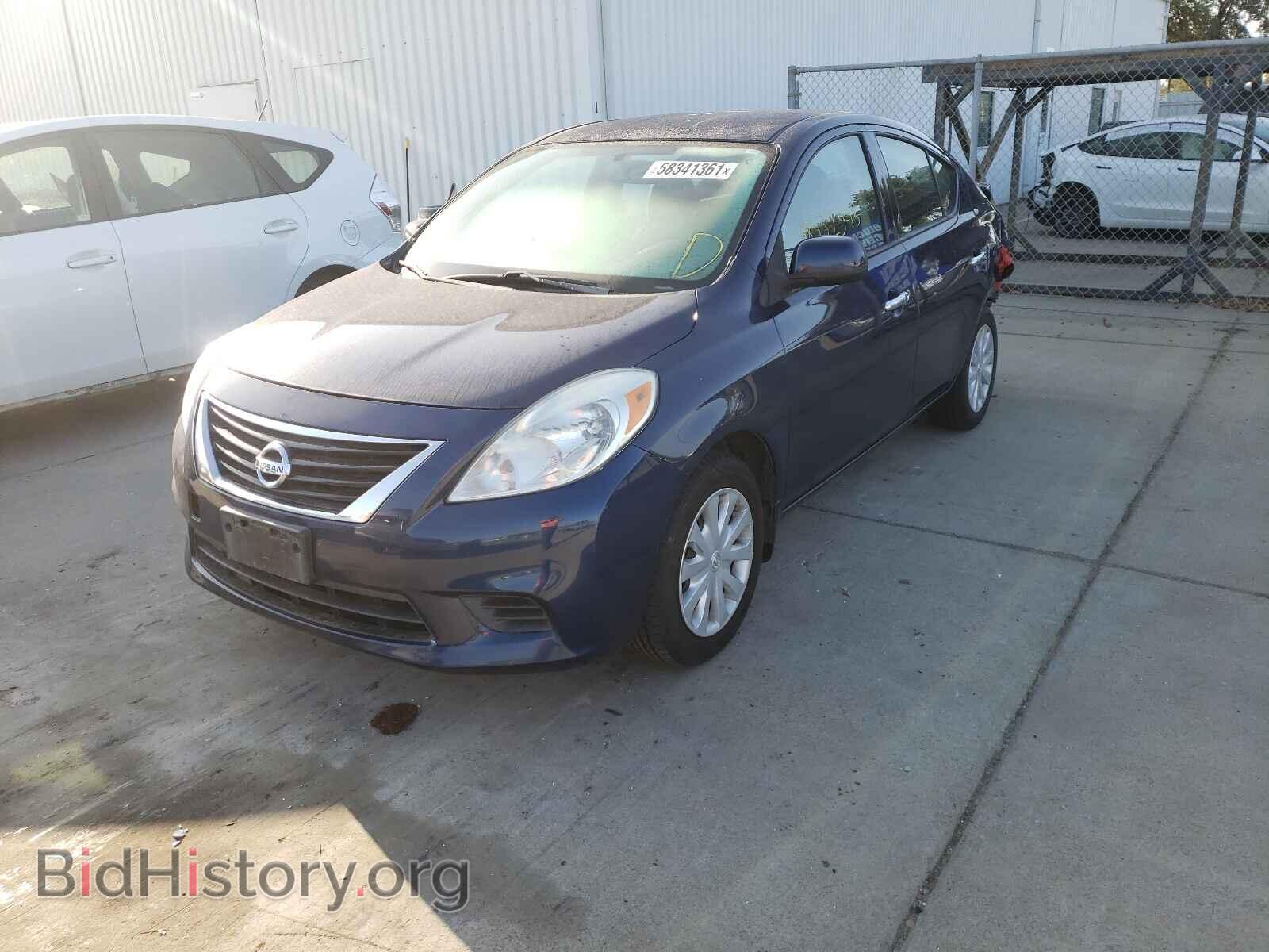 2014 NISSAN VERSA - VIN: 3N1CN7AP0EL824743 - Фото 2