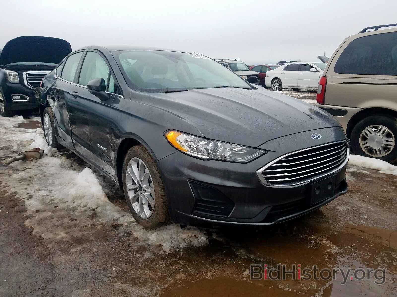 Фотография 3FA6P0LU8KR272194 - FORD FUSION SE 2019