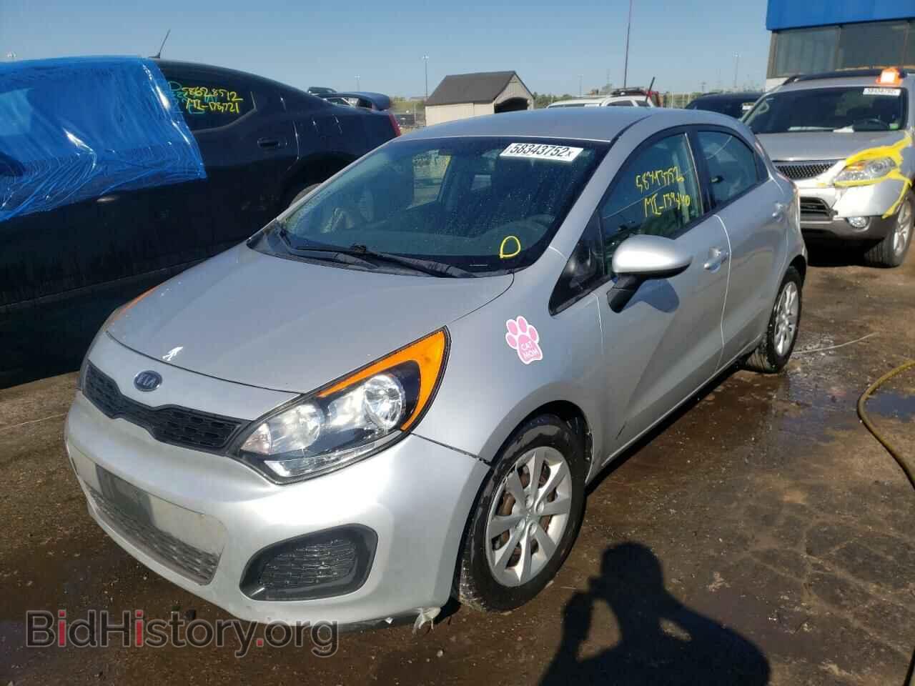 2014 KIA RIO - VIN: KNADM5A31E6322076 - Фото 2