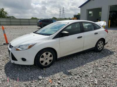 2012 Ford FOCUS S, white — VIN 1FAHP3E28CL255465, Copart