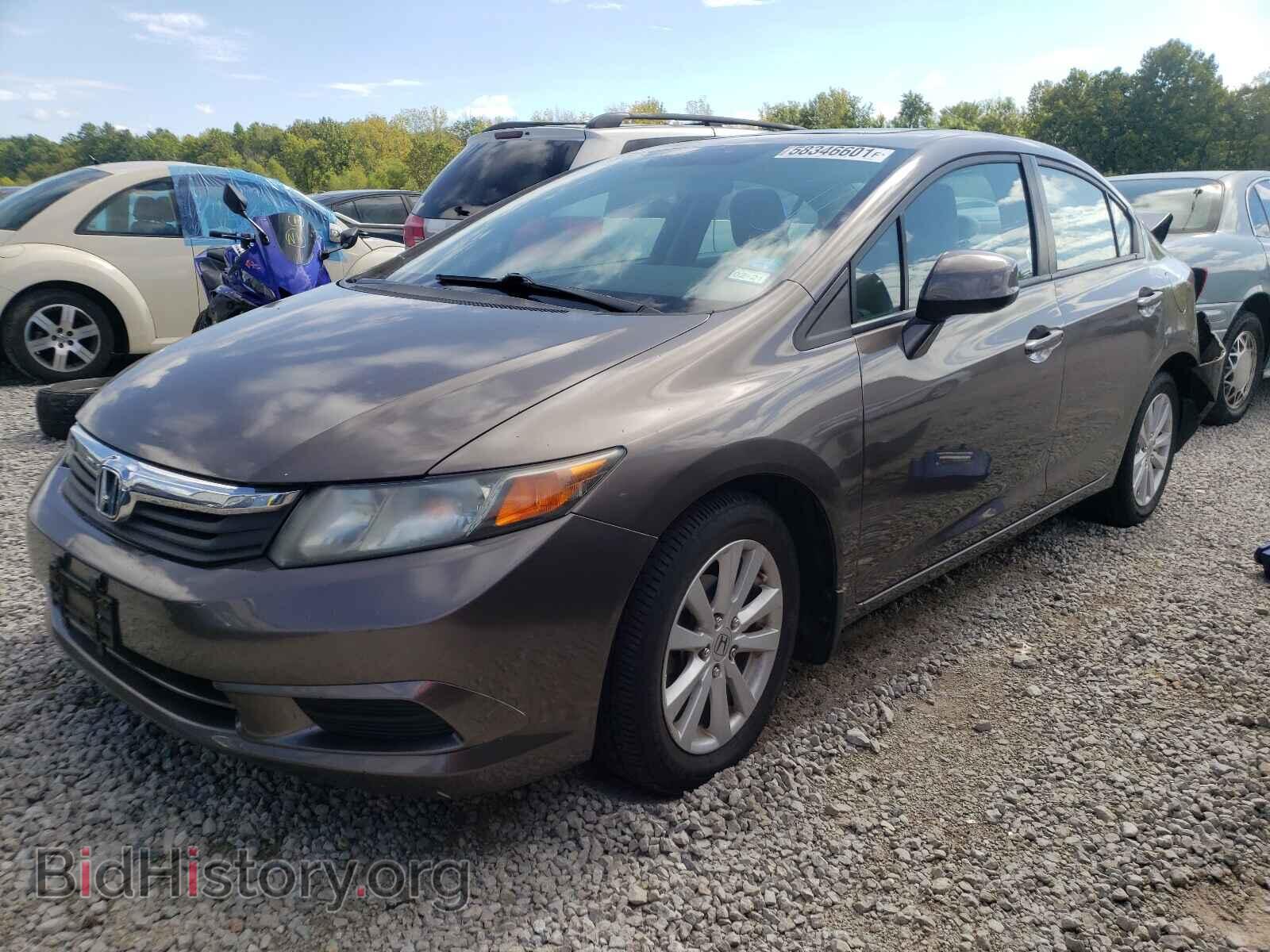 2012 HONDA CIVIC - VIN: 2HGFB2F86CH567084 - Фото 2
