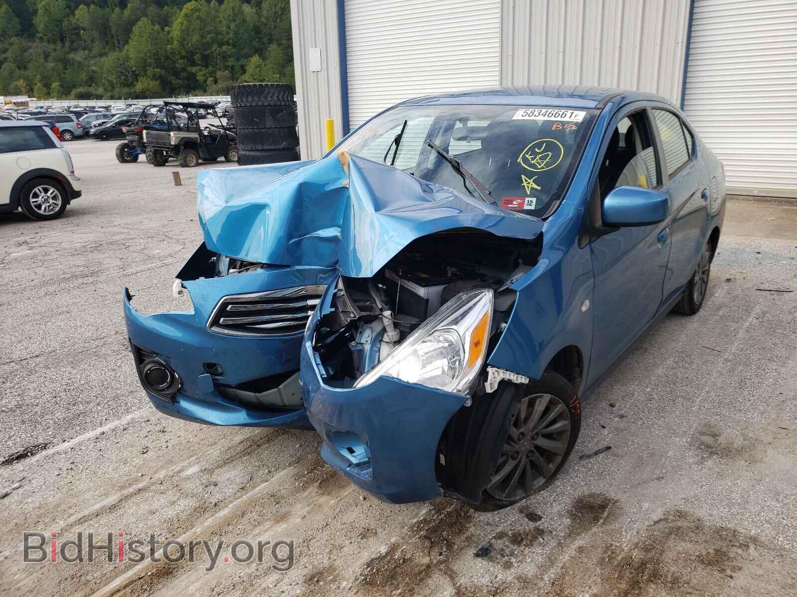 2019 MITSUBISHI MIRAGE - VIN: ML32F3FJ0KHF00677 - Фото 2