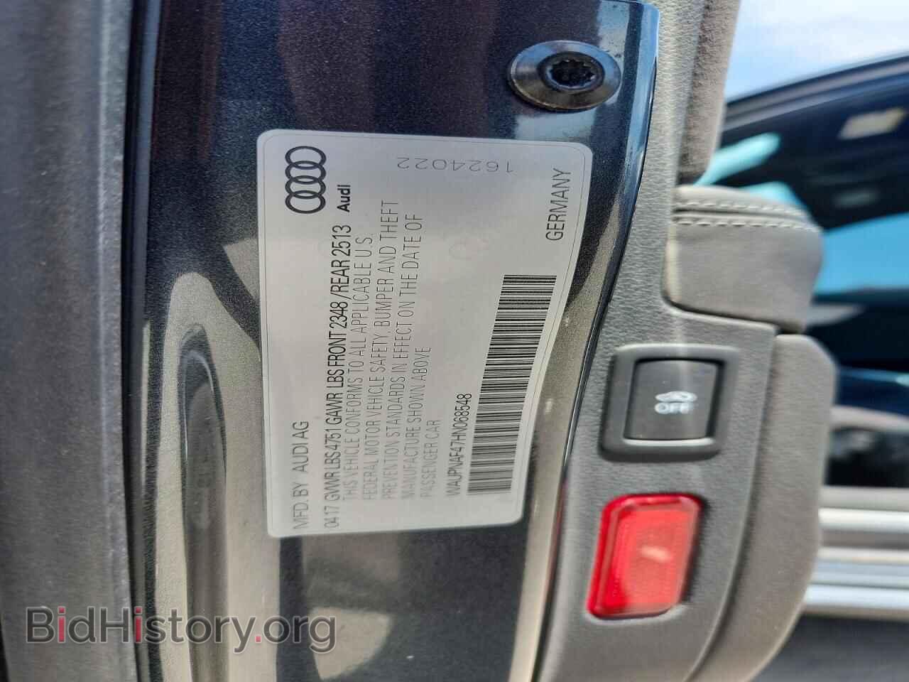 2017 AUDI A4 - VIN: WAUPNAF47HN068548 - Photo 12