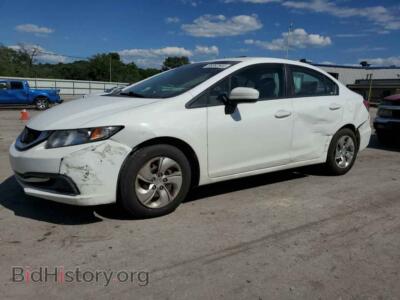 2015 Honda CIVIC LX, white — VIN 19XFB2F55FE111887, Copart