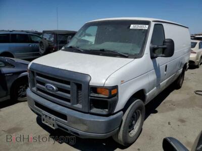 2014 Ford ALL MODELS E150 VAN, white — VIN 1FTNE1EL1EDA89206, Copart