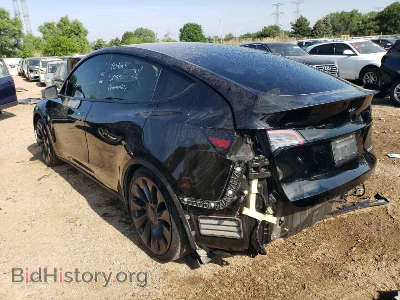 2020 TESLA MODEL Y - VIN: 5YJYGDEF2LF037768 - Фото 2