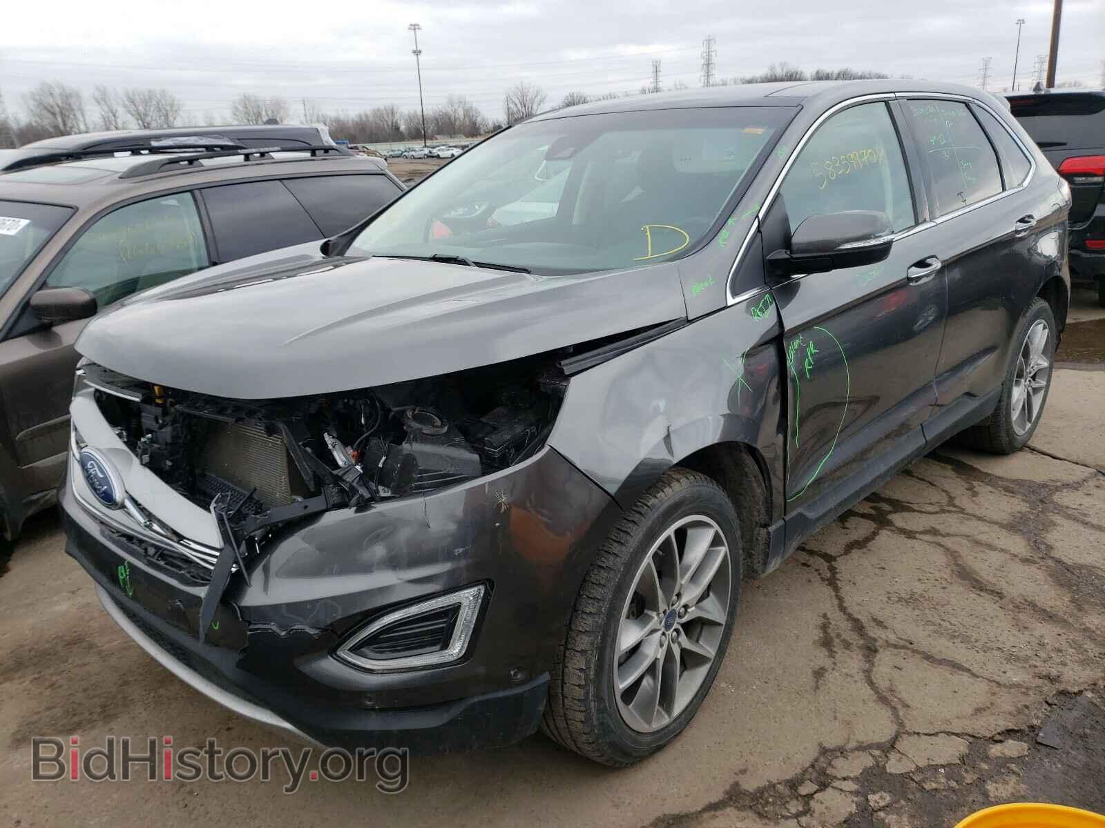2016 FORD EDGE - VIN: 2FMPK4K90GBB88101 - Фото 2