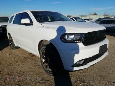 2017 Dodge DURANGO Durango GT, white — VIN 1C4RDJDG8HC686582, Copart