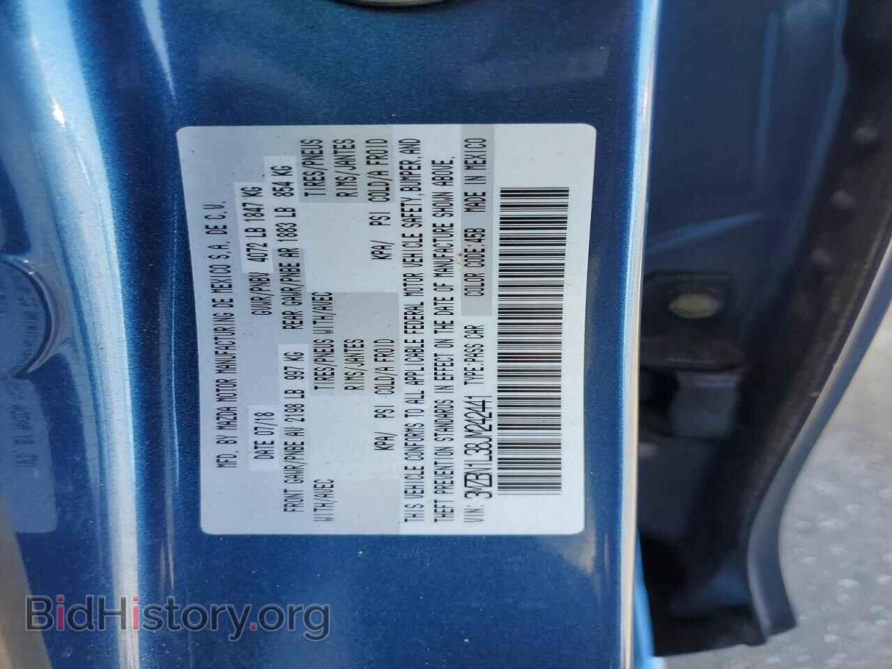 2018 MAZDA 3 - VIN: 3MZBN1L38JM242441 - Фото 13