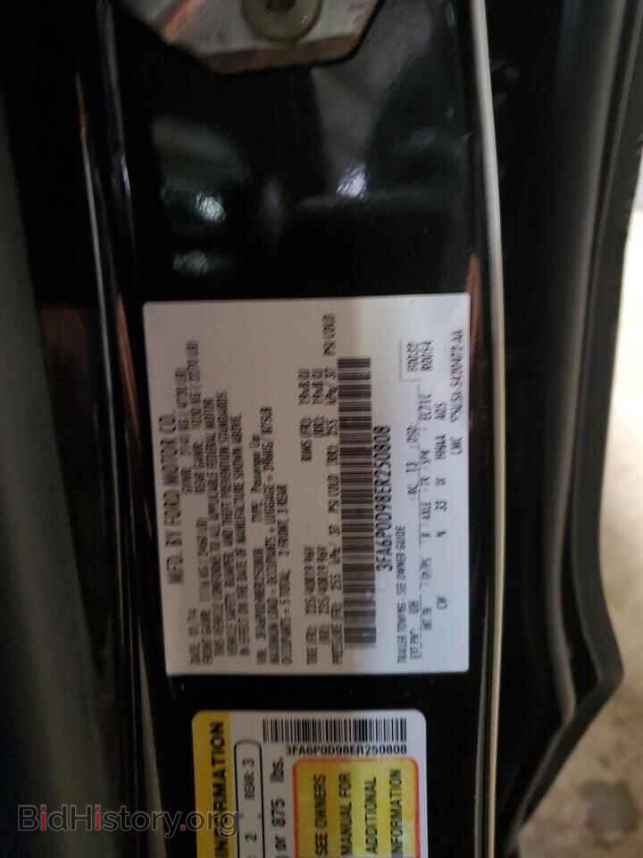 2014 FORD FUSION - VIN: 3FA6P0D98ER250808 - Фото 12