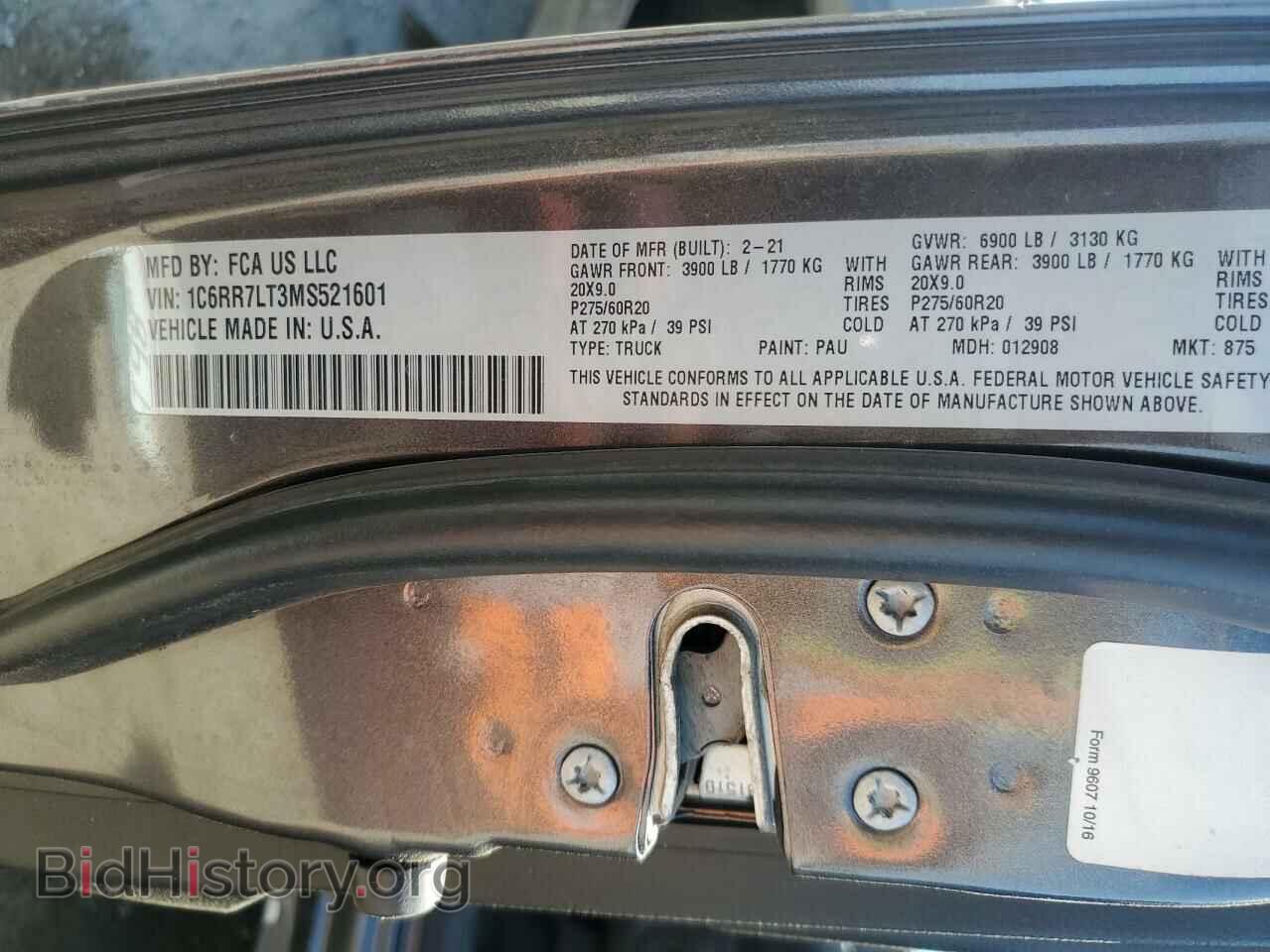 2021 RAM 1500 - VIN: 1C6RR7LT3MS521601 - Photo 12