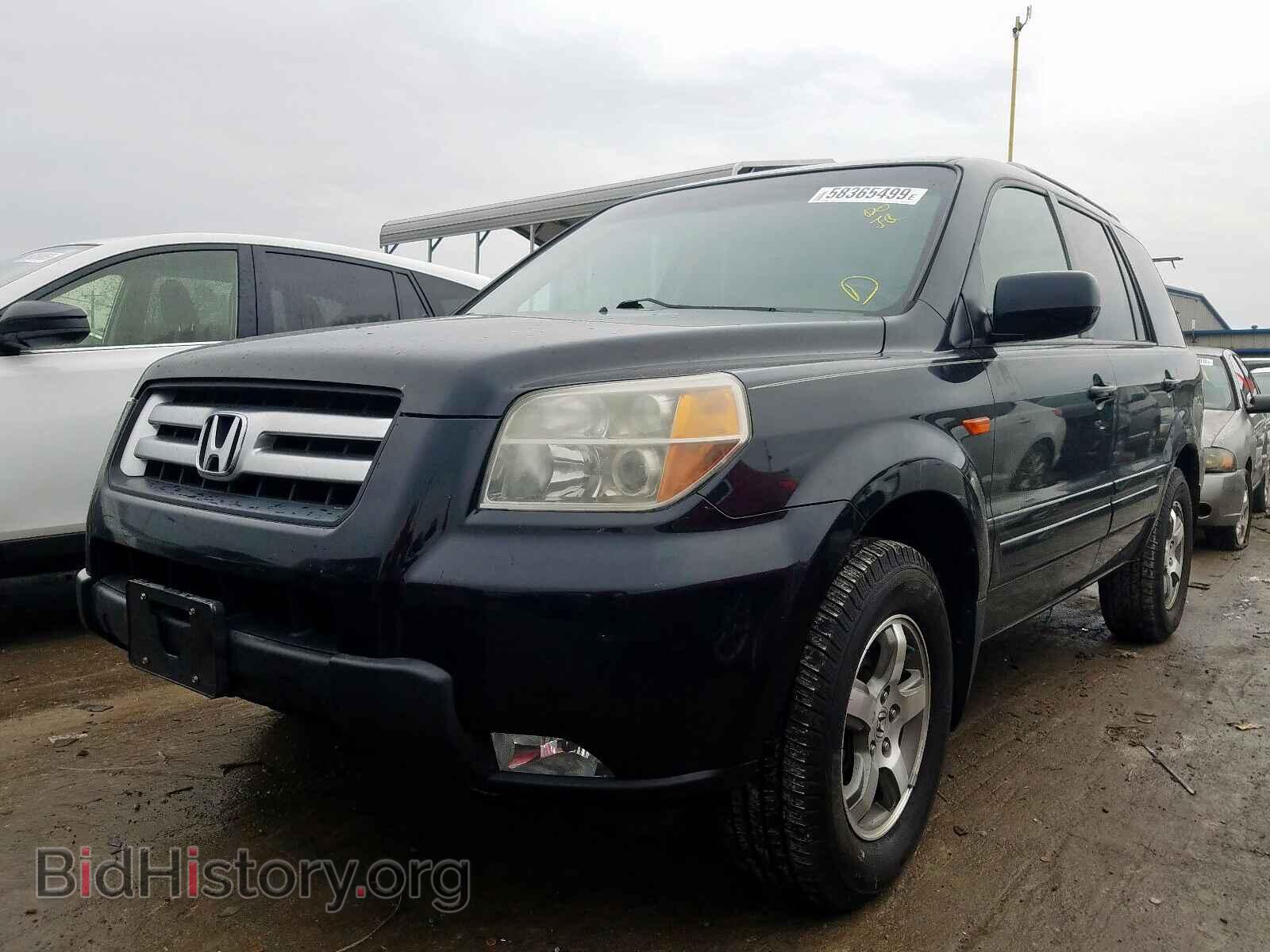 2006 HONDA PILOT - VIN: 5FNYF28586B027485 - Фото 2