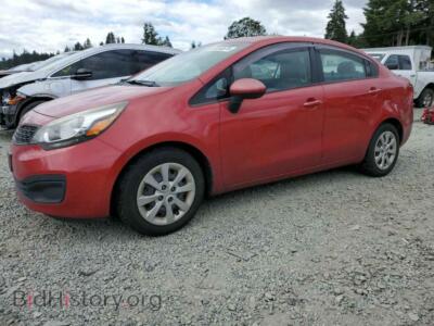 2014 Kia RIO LX, black — VIN KNADM4A39E6364831, Copart