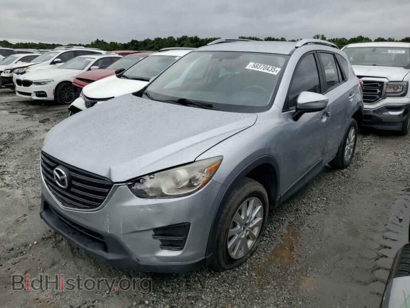 2016 Mazda CX-5 Sport (VIN JM3KE2BY8G0716638) — фото 1 из 12, Copart, повреждение: передняя часть