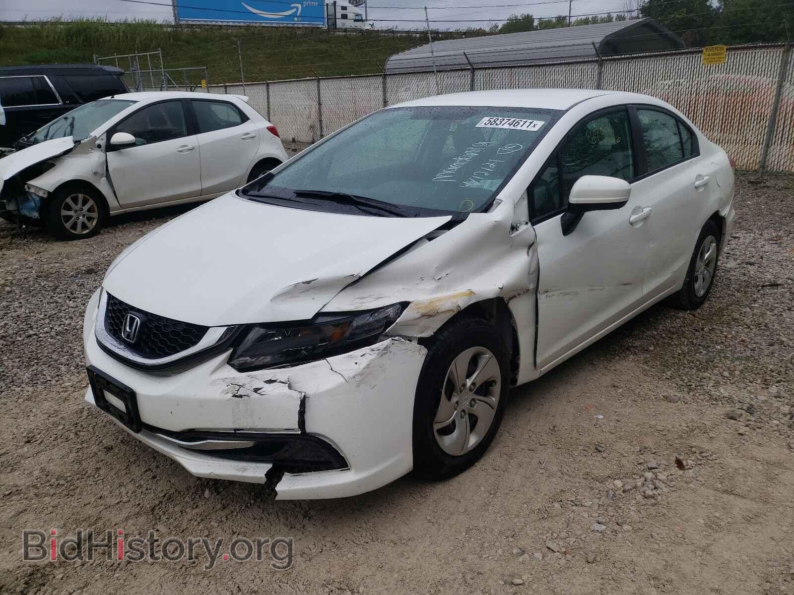 2014 HONDA CIVIC - VIN: 19XFB2F53EE002021 - Фото 2