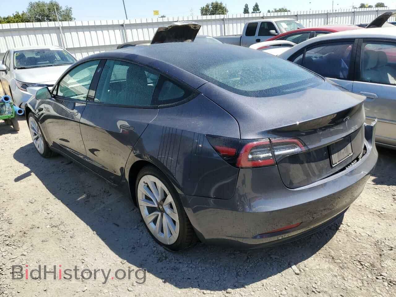 2022 TESLA MODEL 3 - VIN: 5YJ3E1EA9NF187124 - Фото 2