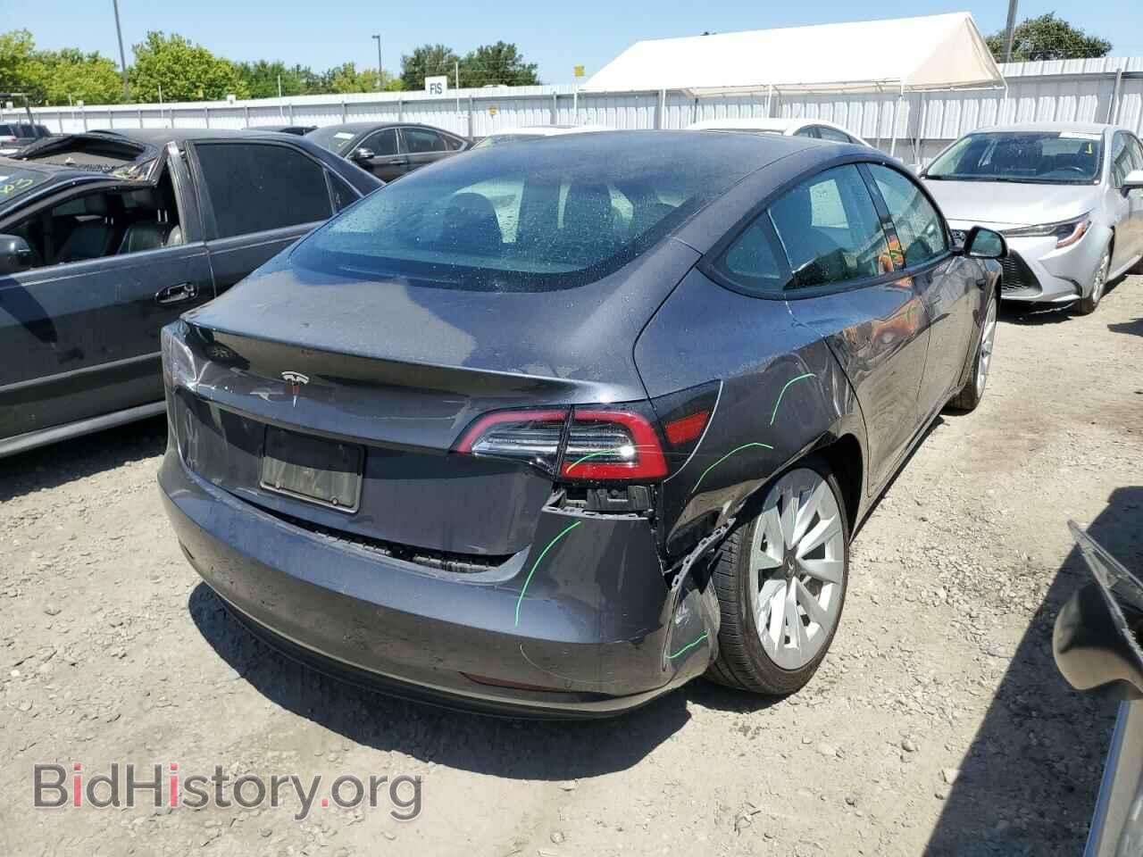 2022 TESLA MODEL 3 - VIN: 5YJ3E1EA9NF187124 - Фото 3
