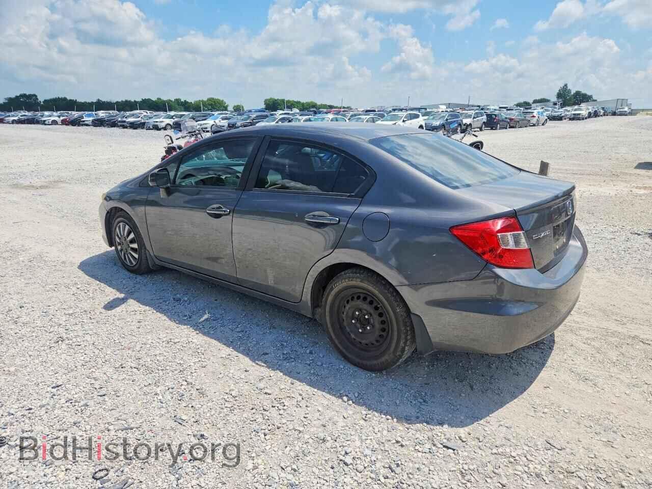 2012 HONDA CIVIC - VIN: 2HGFB2F57CH608652 - Фото 2