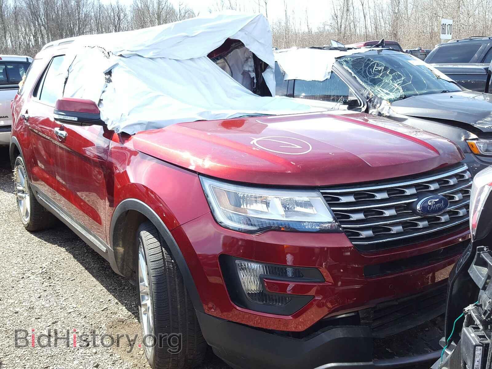 Photo 1FM5K8F86GGA80008 - FORD EXPLORER 2016