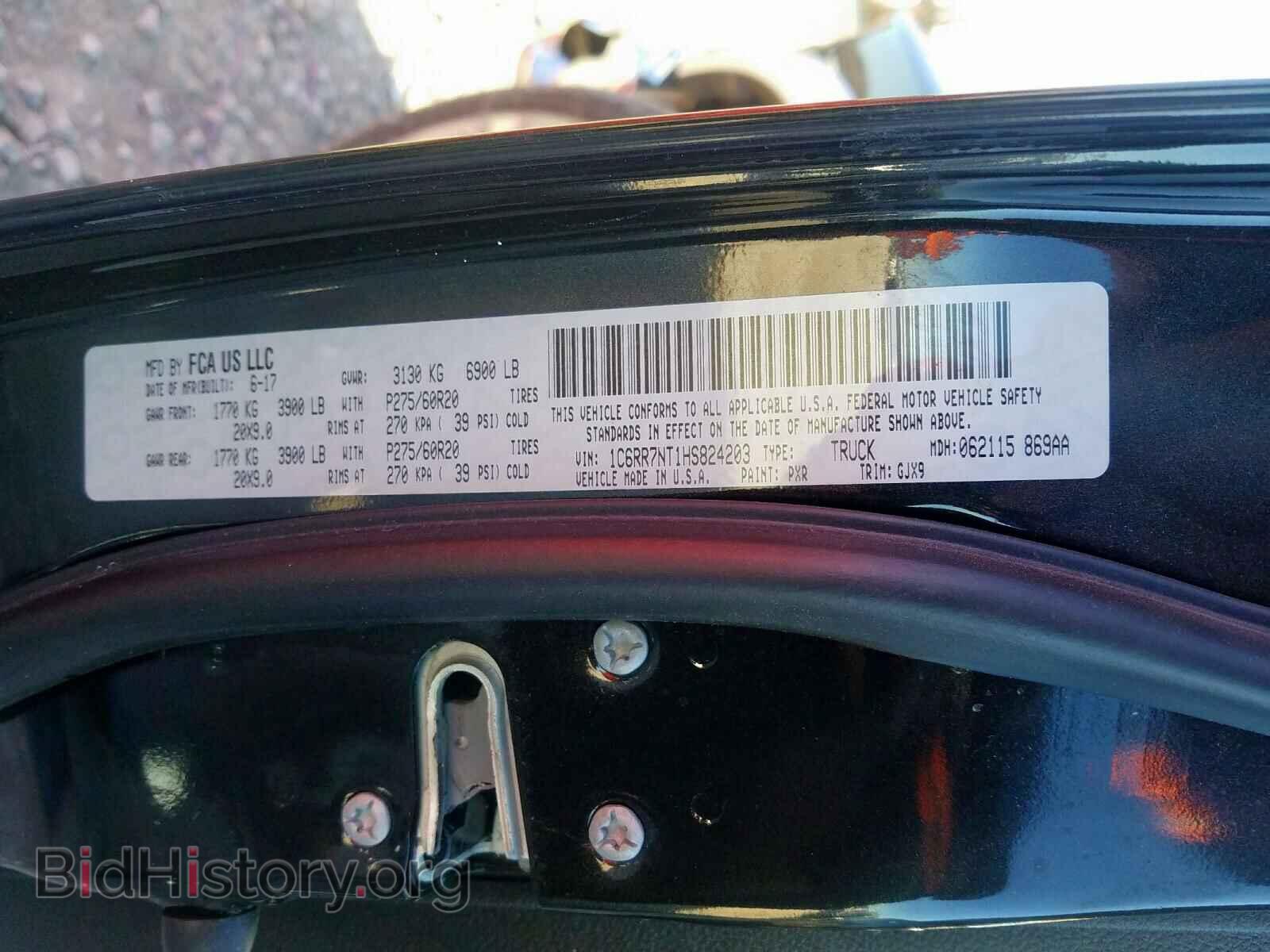 2017 DODGE RAM - VIN: 1C6RR7NT1HS824203 - Photo 10