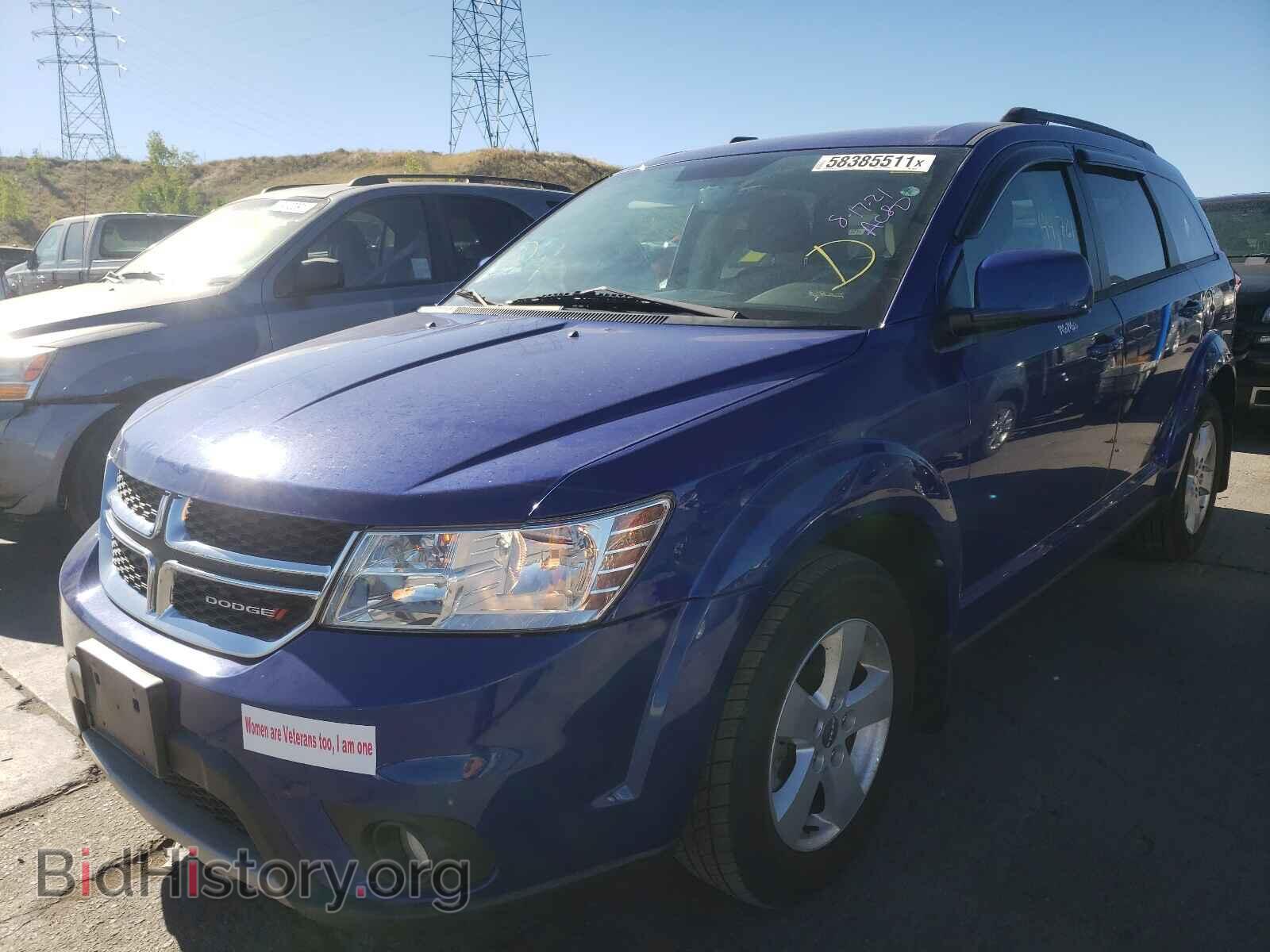 2012 DODGE JOURNEY - VIN: 3C4PDCBG5CT395315 - Фото 2