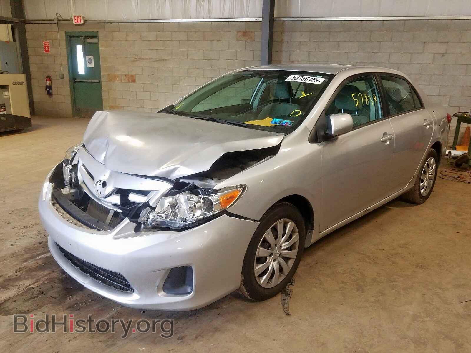 2012 TOYOTA COROLLA BA - VIN: 2T1BU4EEXCC853900 - Фото 2