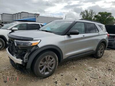 2021 Ford EXPLORER XLT, silver — VIN 1FMSK7DH3MGC38929, Copart