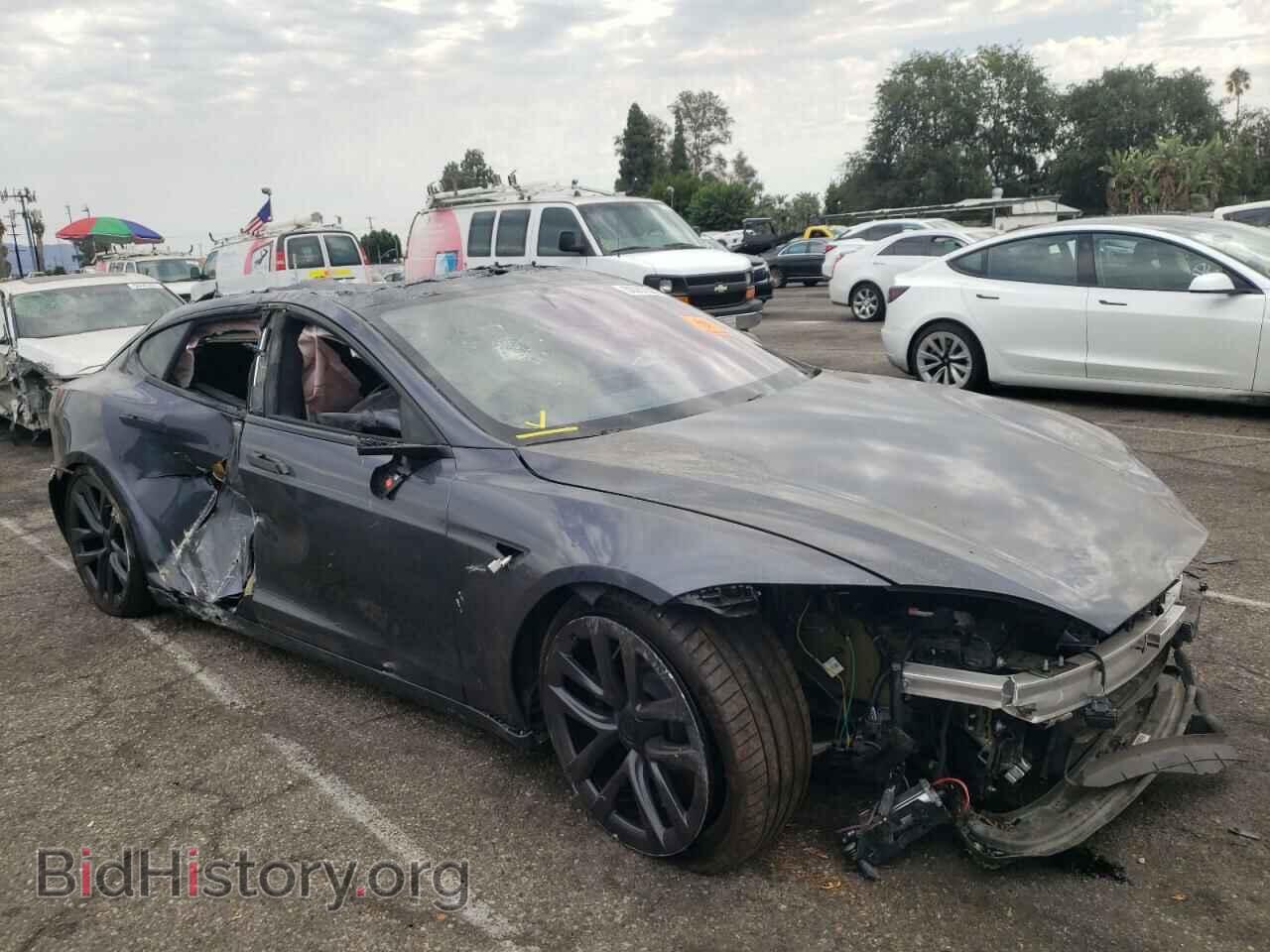 Photo 5YJSA1E69MF431372 - TESLA MODEL S 2021