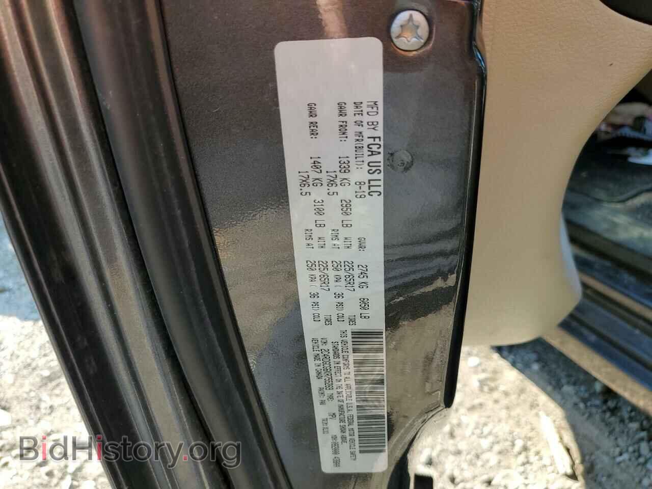 2019 DODGE CARAVAN - VIN: 2C4RDGCG6KR755269 - Фото 10