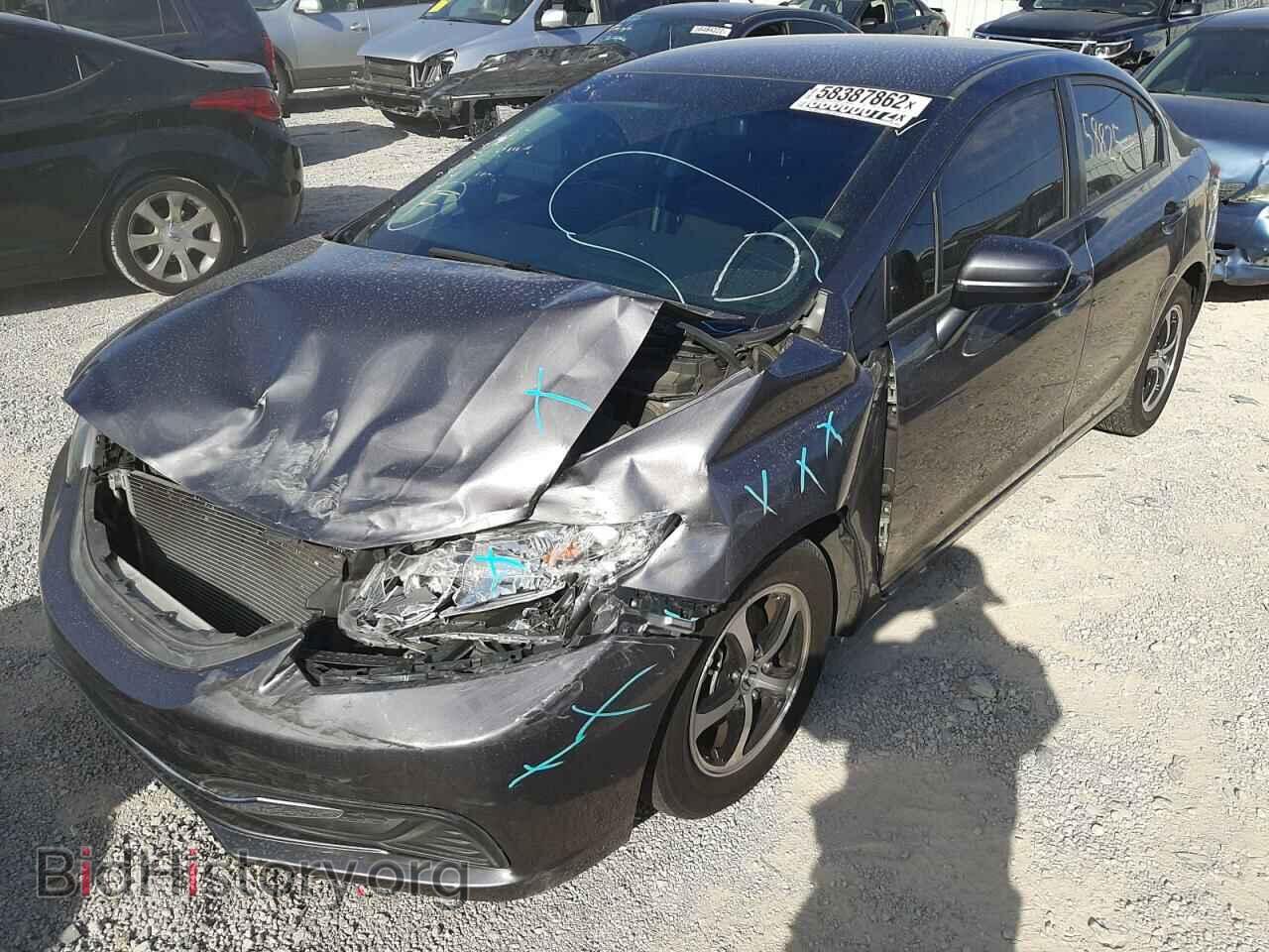 2015 HONDA CIVIC - VIN: 19XFB2F79FE011521 - Фото 2