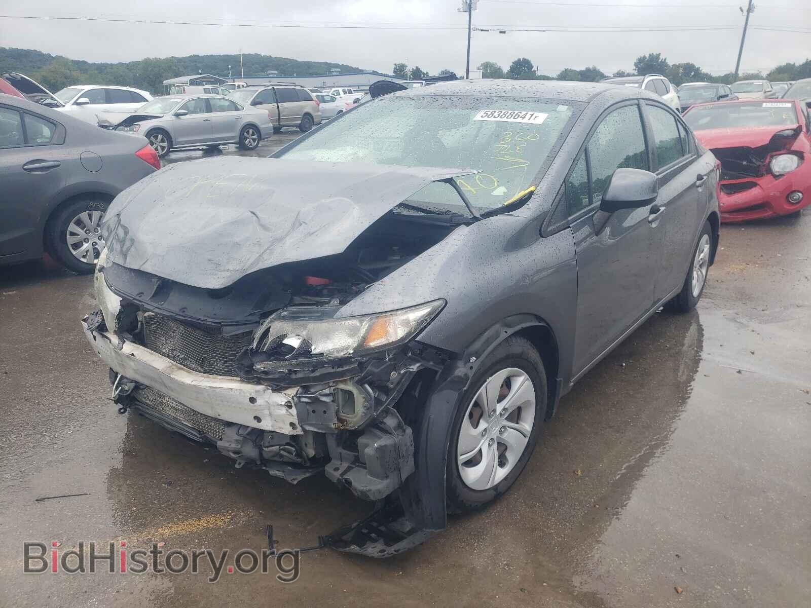 2013 HONDA CIVIC - VIN: 19XFB2F52DE002896 - Фото 2