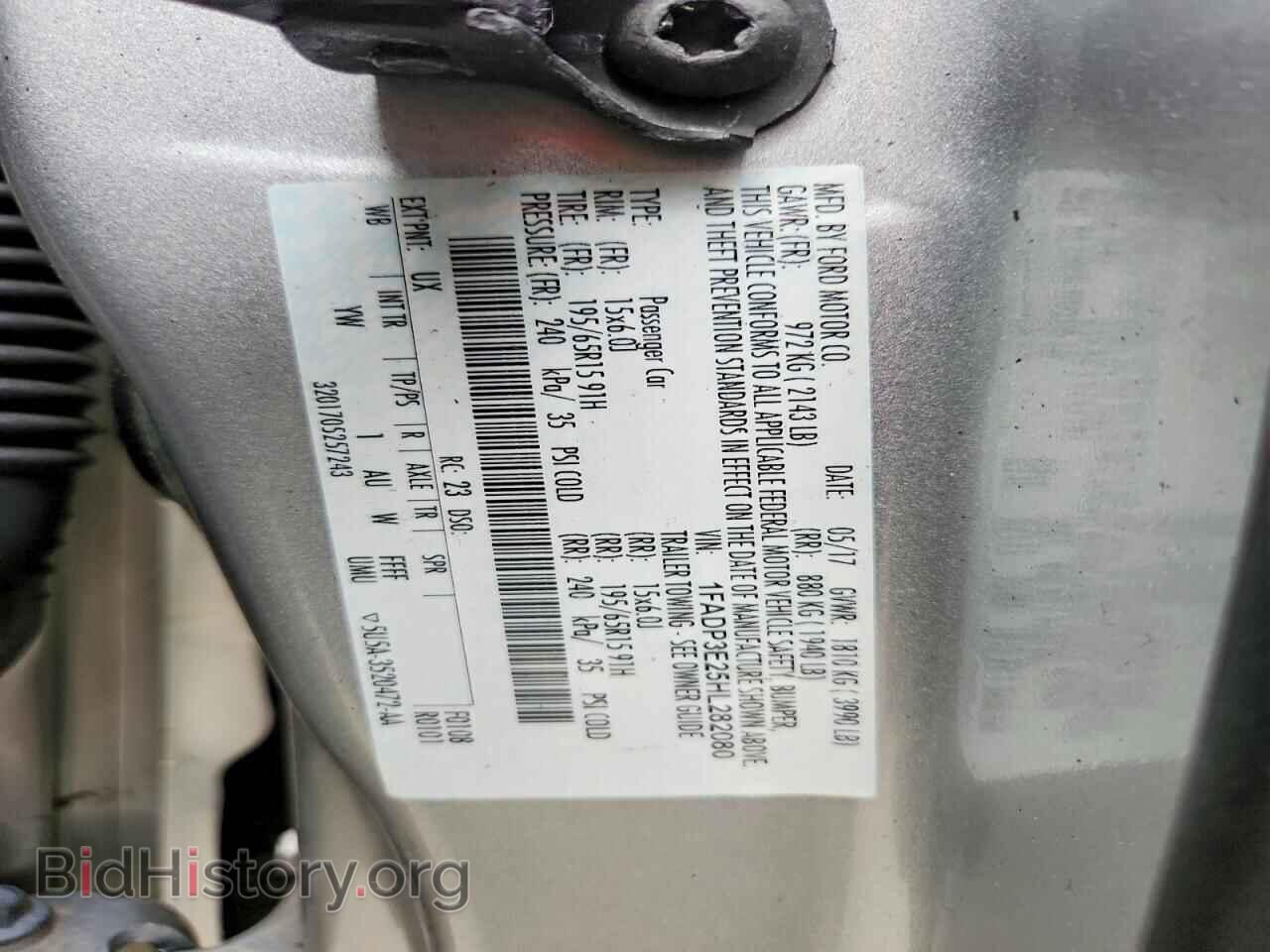2017 FORD FOCUS - VIN: 1FADP3E25HL282080 - Photo 12