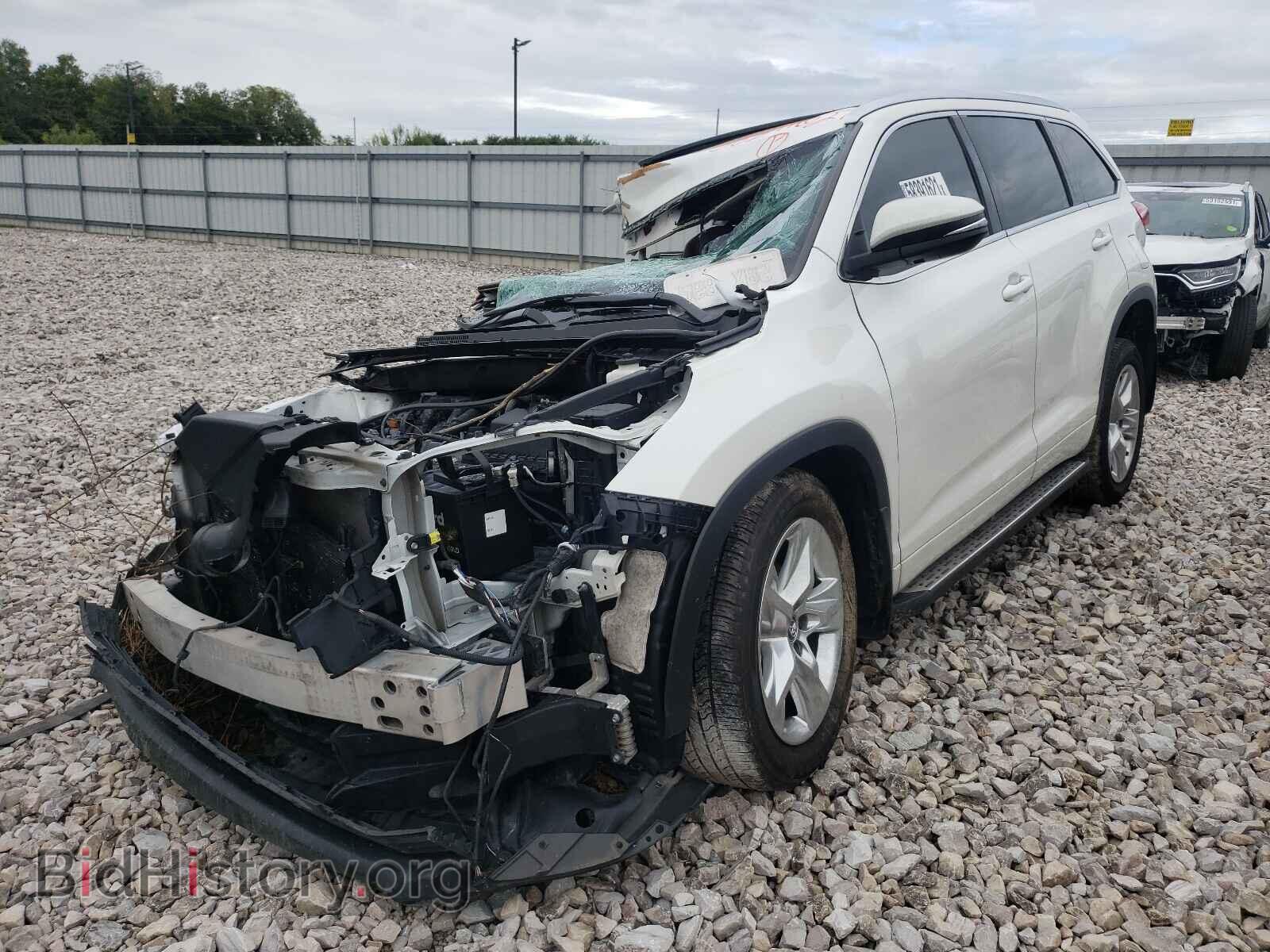 2017 TOYOTA HIGHLANDER - VIN: 5TDDZRFH9HS440042 - Фото 2