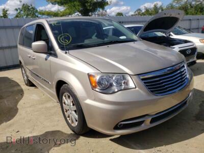 2014 Chrysler MINIVAN TOWN & COU, tan — VIN 2C4RC1BG6ER138363, Copart